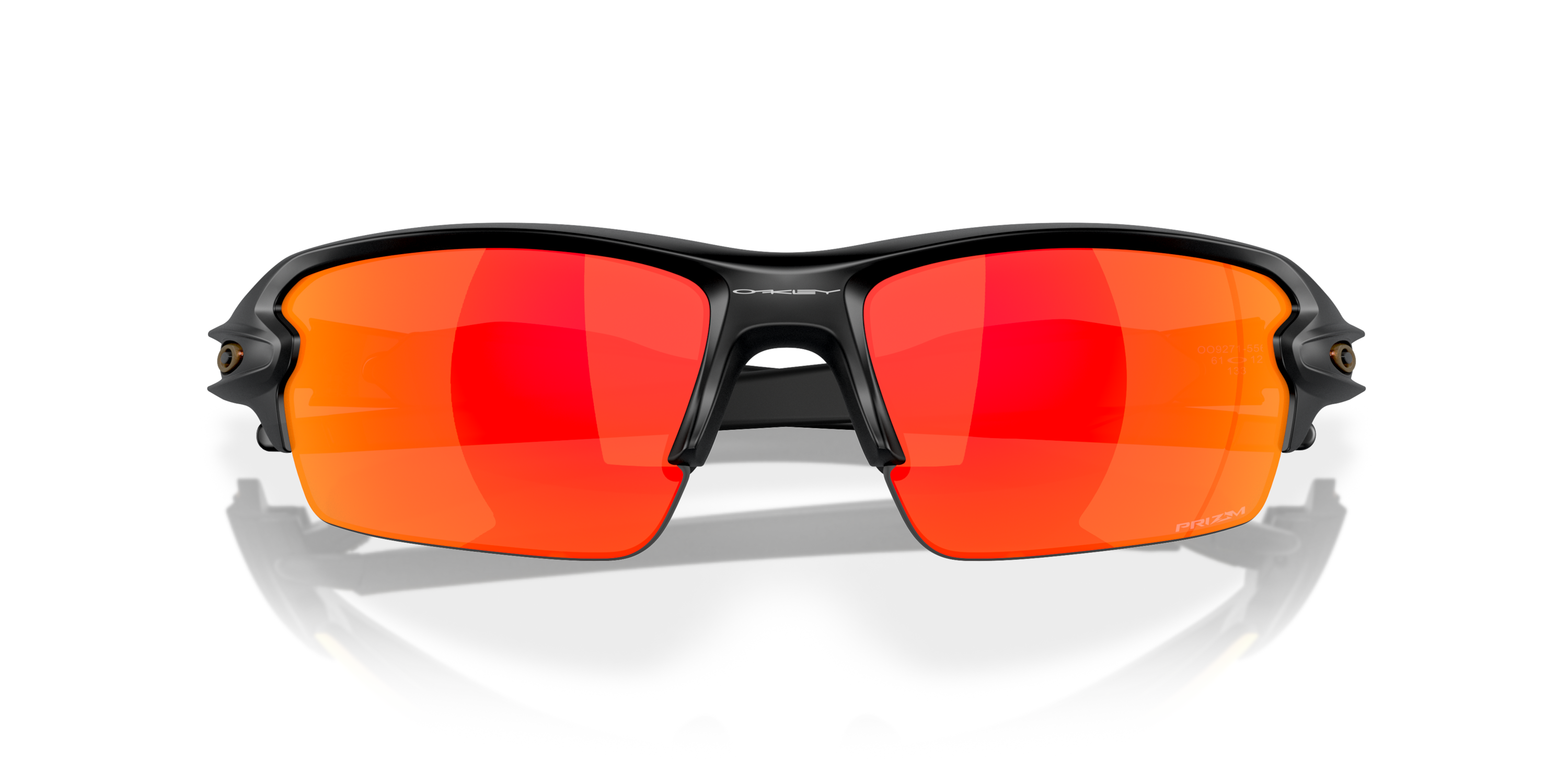 Flak® 2.0 (Low Bridge Fit) Prizm Ruby Lenses, Matte Black Frame Sunglasses Oakley® US
