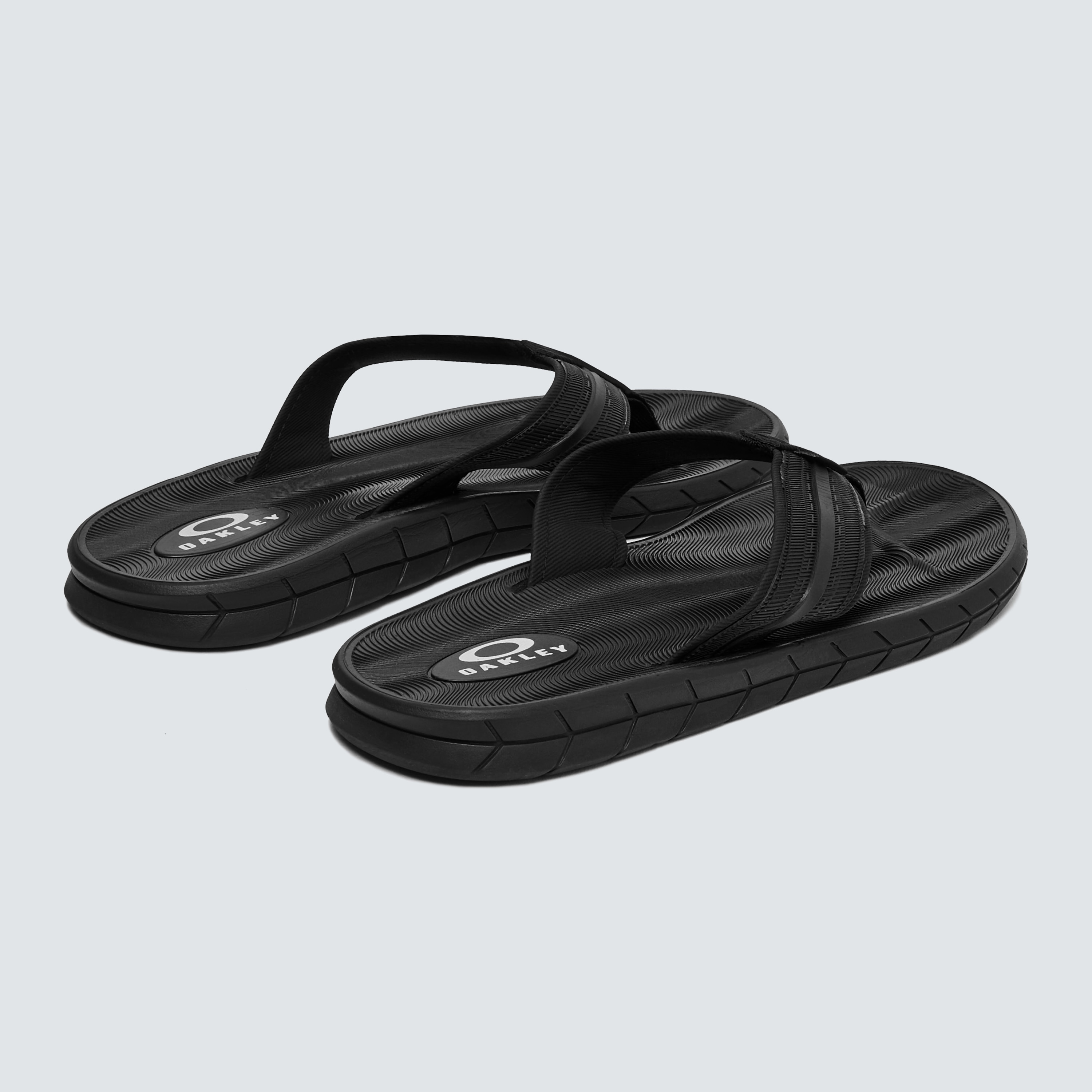 Flip Round フーディ ブラック Ladies Black Woven Textured Ladies Flip Flop – Capelli New York