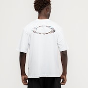 Camiseta Oakley Ellipse Sharp Metal - White