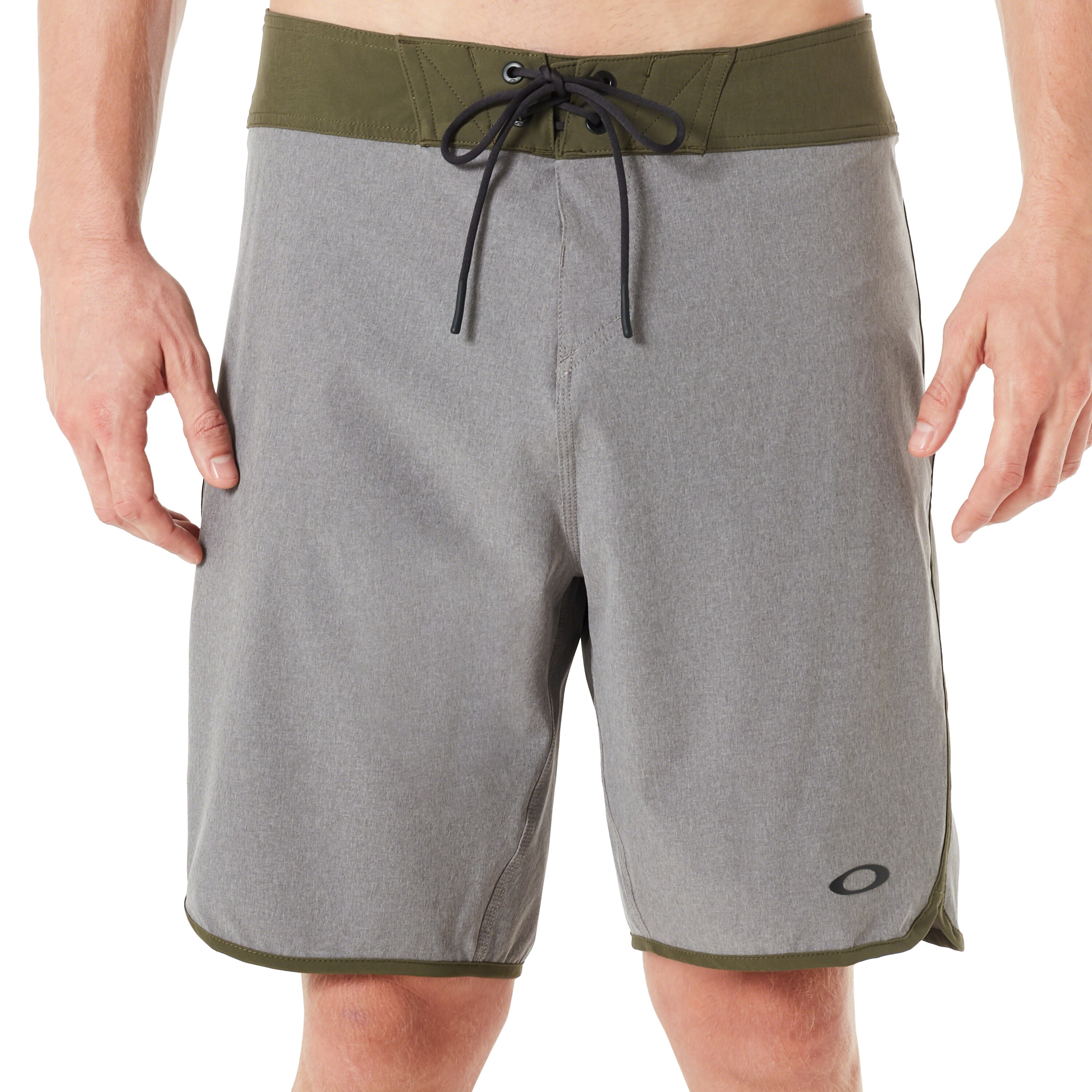 Oakley 19 Inches Melange Contrast Details Boardshort - Athletic Heather