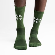 Meia Oakley Essential Crew Sock - 3 pares - Surplus Green