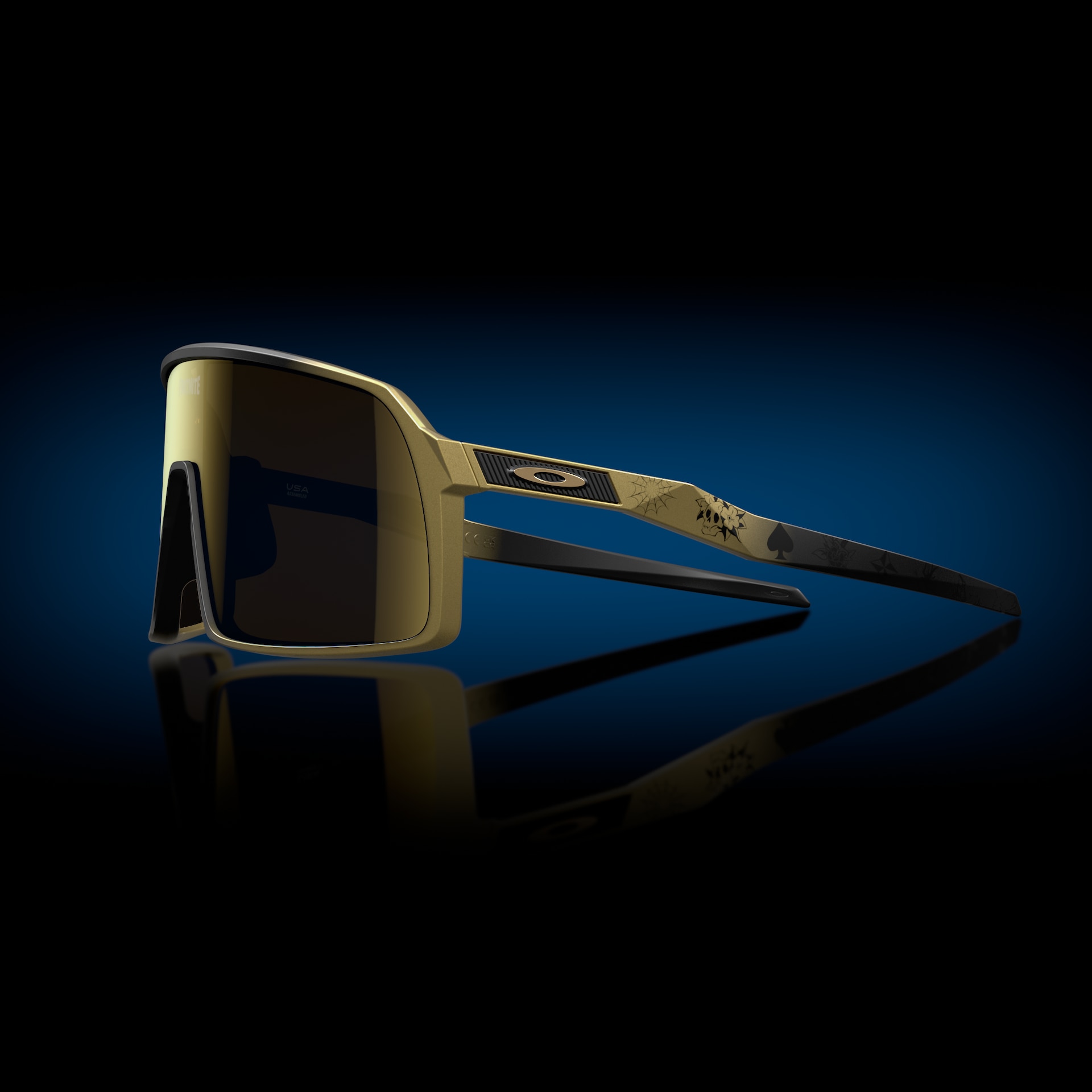 Oakley X Fortnite Midas Sutro Prizm 24K Lenses Fortnite Midas Frame 0OO9406 9406C2 PREMIUM Shad Al3 