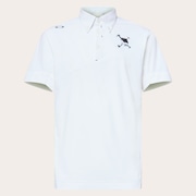 Skull Cool Stretch Slashed Shi - White