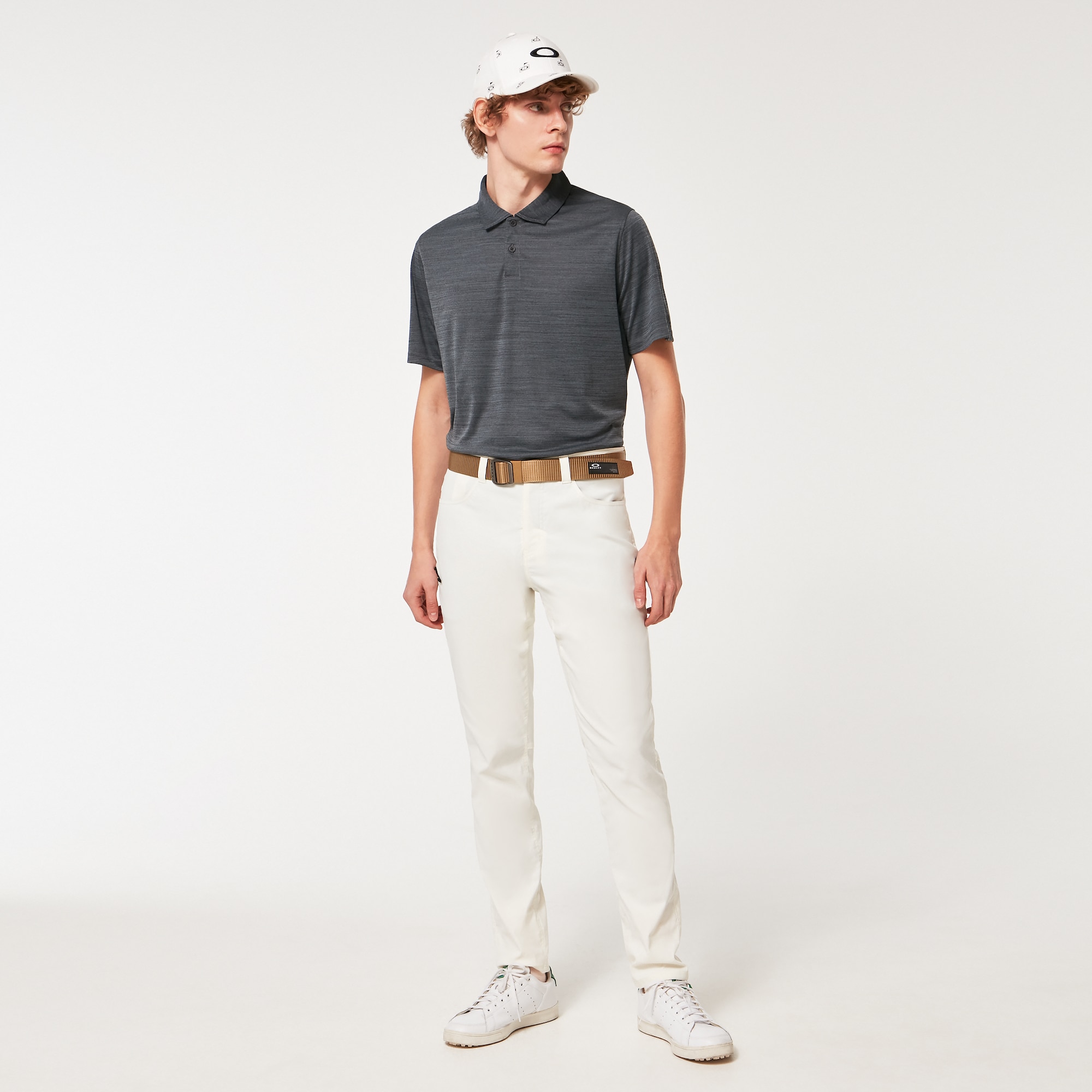 Oakley x Bisque Aero Hydrolix Polo Dark Heather