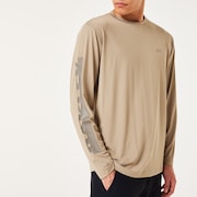 Enhance Qd LS Tee Slv Evo 4.7 - Pebble