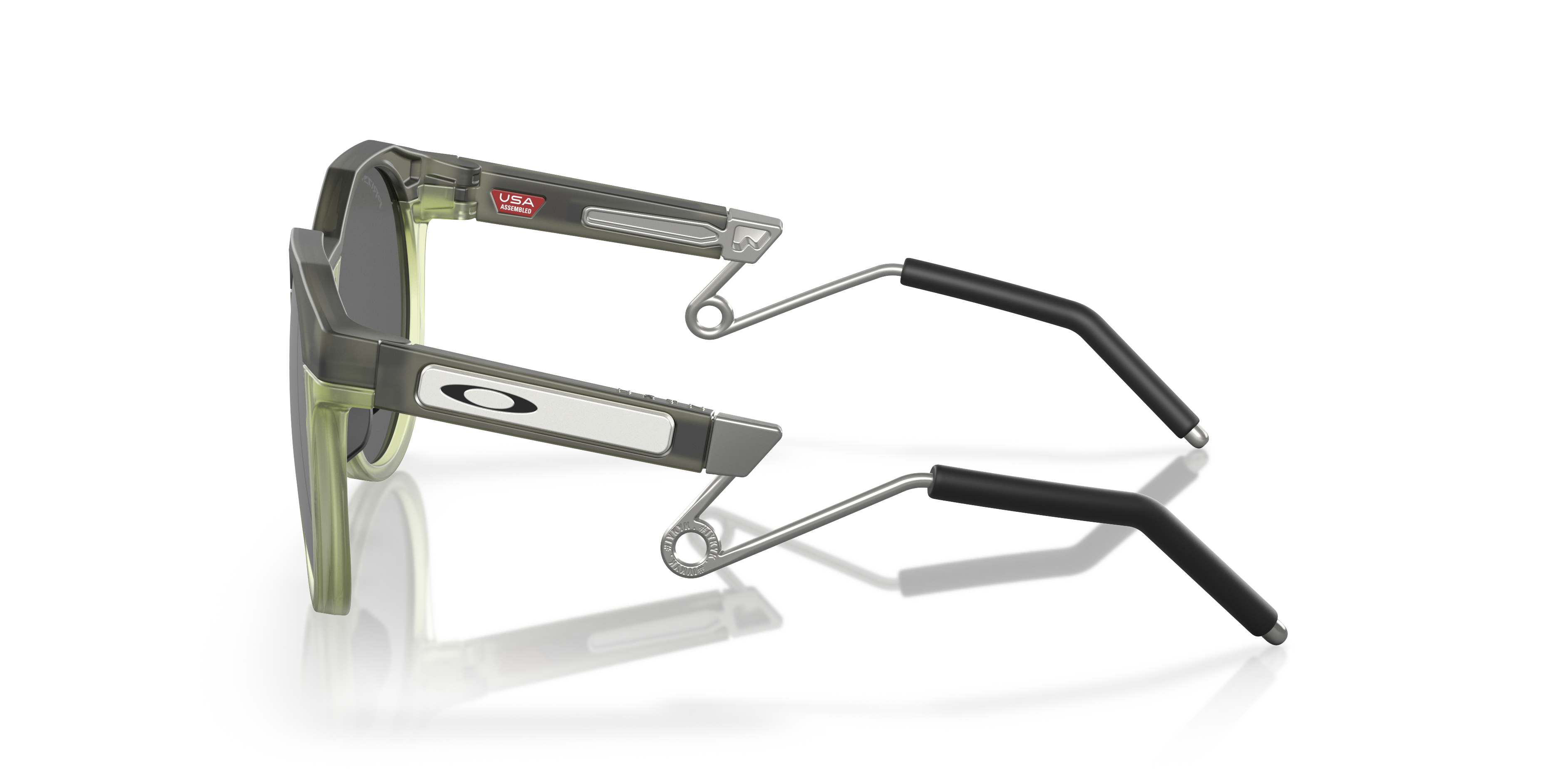HSTN Metal Prizm Black Lenses, Matte Black Frame Sunglasses