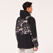 Enhance Wind Warm Graphic Jacket 13.7 - Green Print