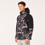 Enhance Wind Warm Graphic Jacket 13.7 - Green Print
