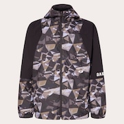 Enhance Wind Warm Graphic Jacket 13.7 - Green Print