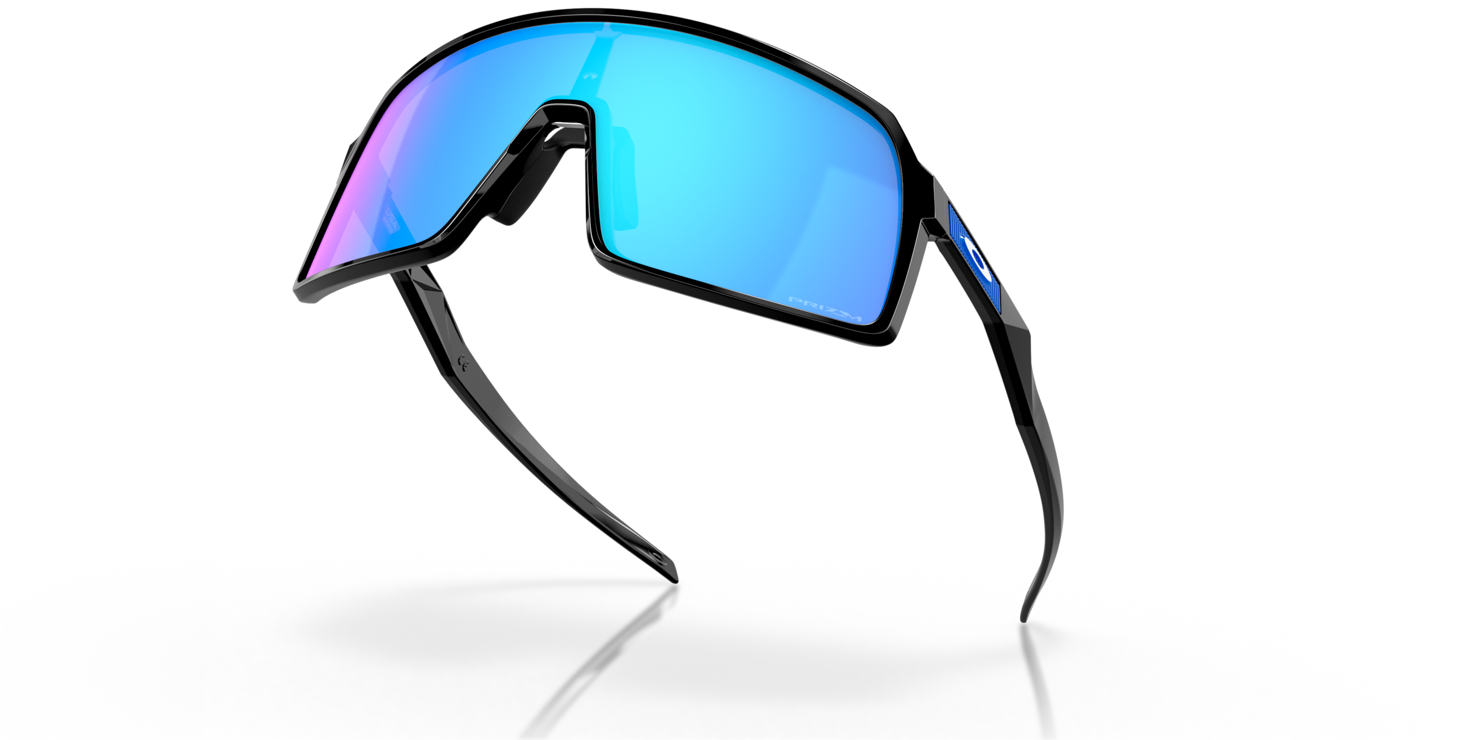 オークリー　Sutro Prizm Black Heritage Colors Sutro Prizm Black Lenses, Polished Black Frame Sunglasses
