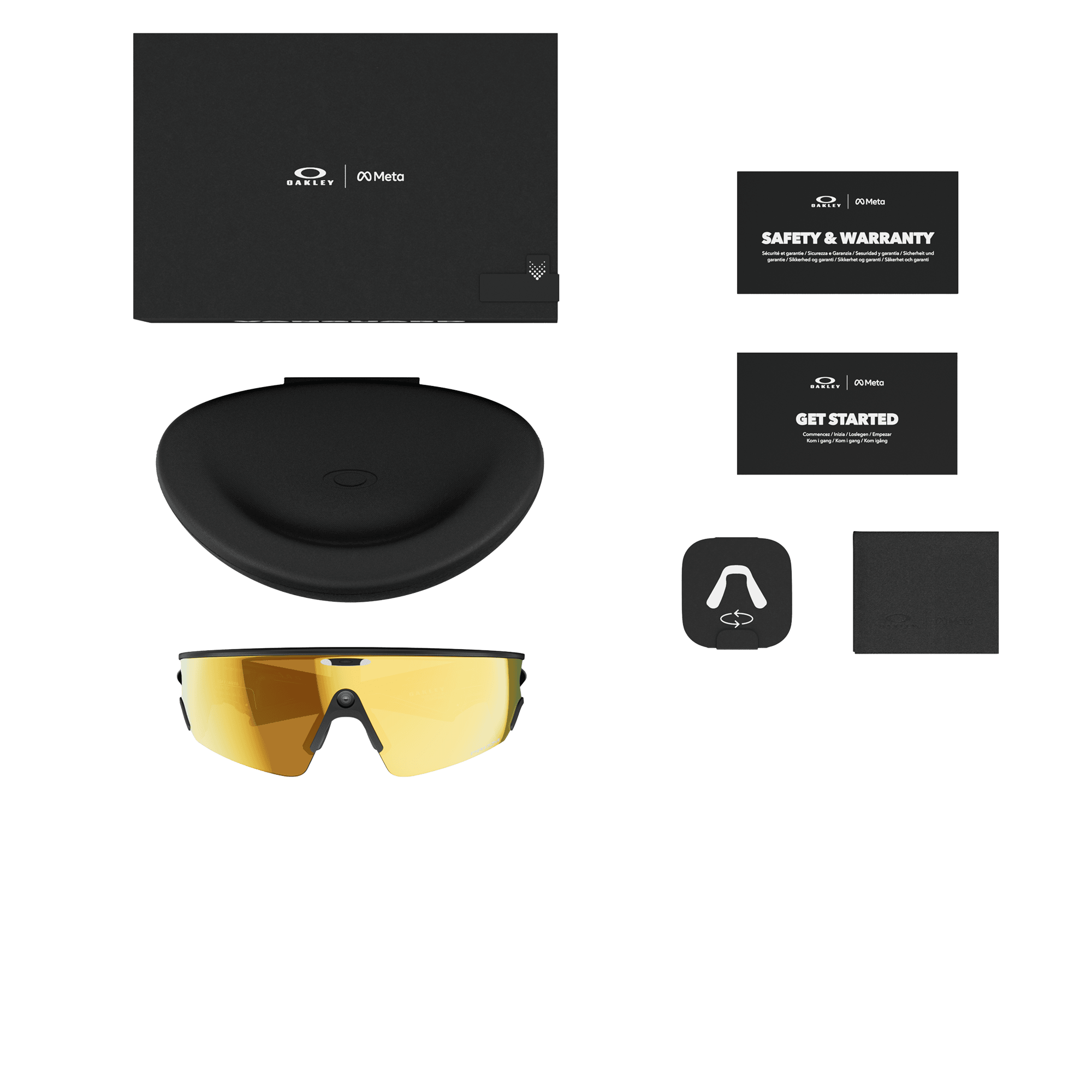 Oakley Meta Vanguard Prizm 24K Lenses, Black Frame Sunglasses