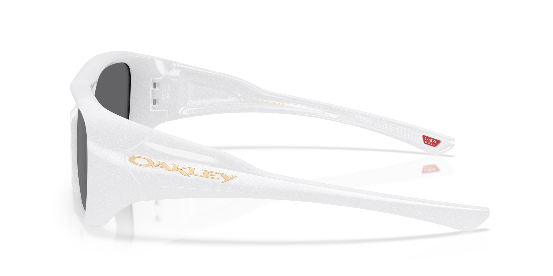 Oakley Chaminade Sunglasses with Pearl White Frame and Prizm Black