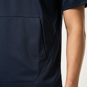 Striking Lt Fleece SS Hoodie 3.0 - Black Iris