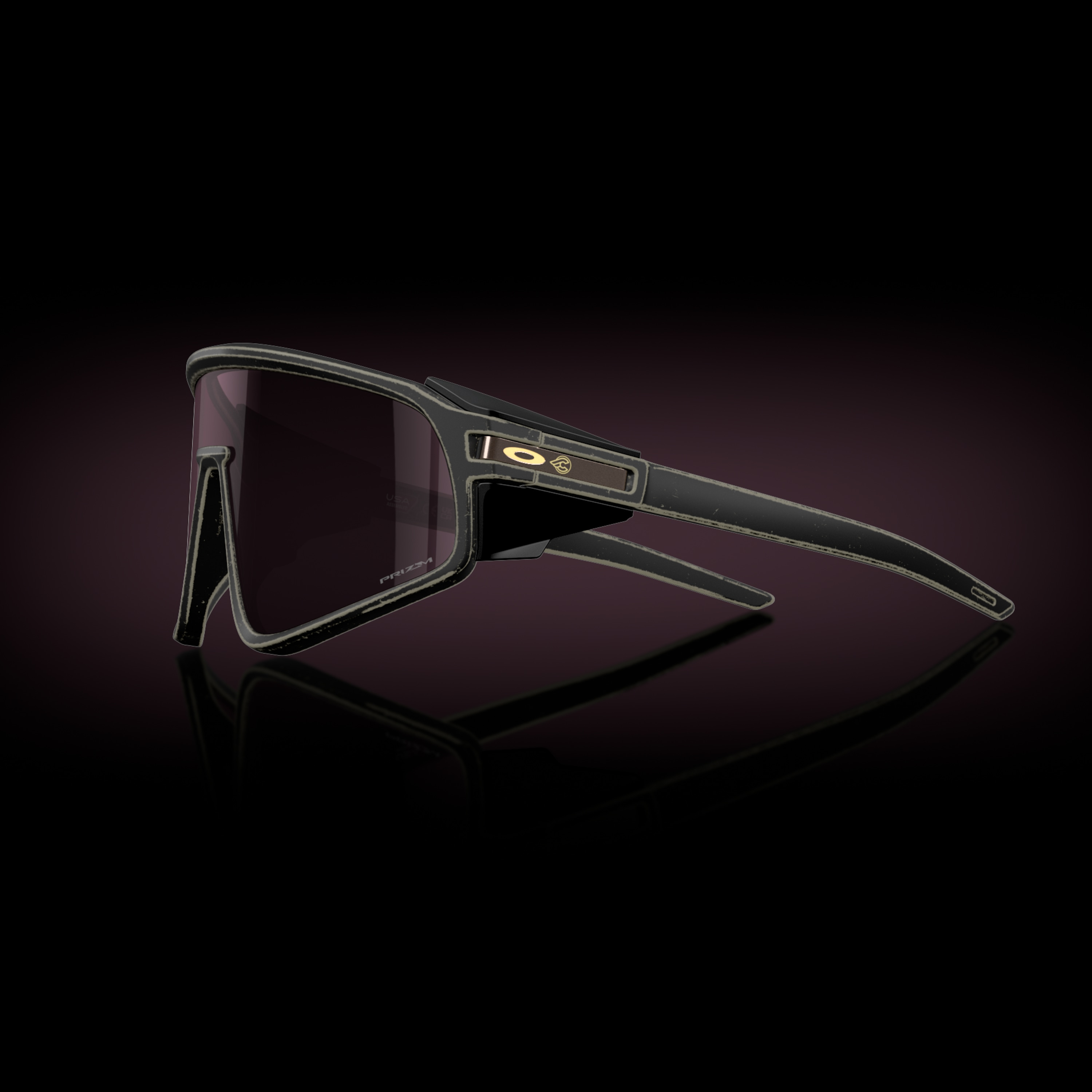 Oakley X Cinelli Latch™ Panel Prizm Road Black Lenses, Cinelli