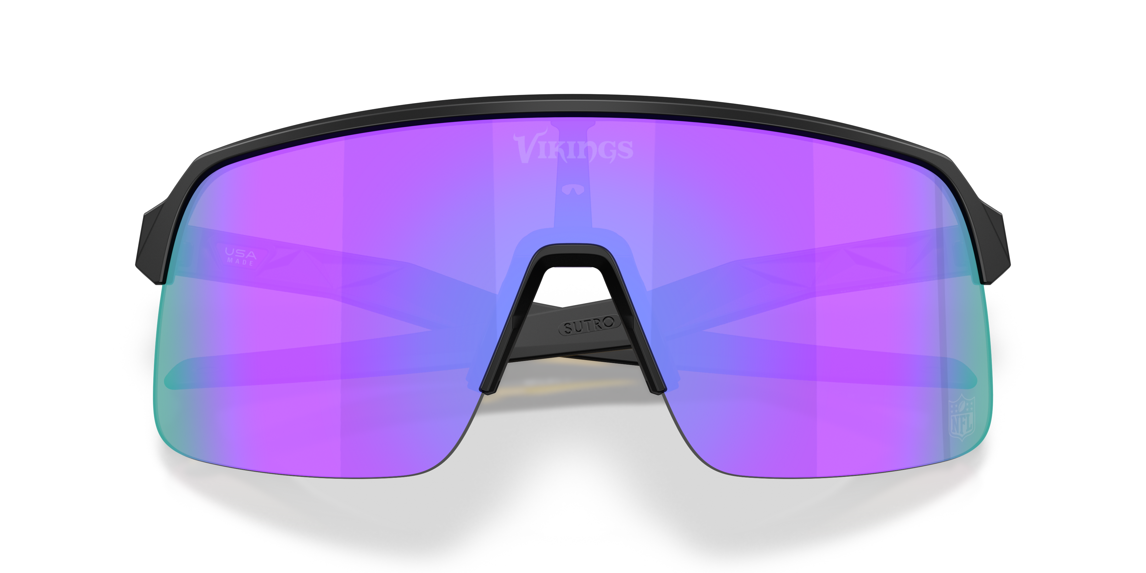 Minnesota Vikings Sutro Lite Prizm Violet Lenses, Matte Black