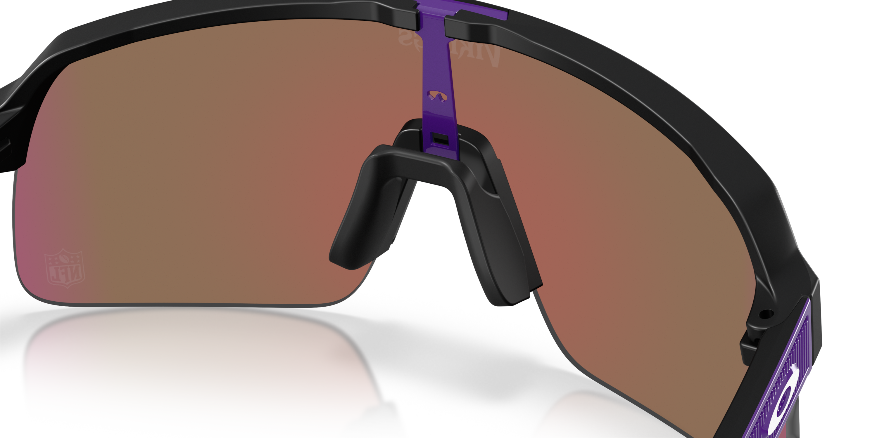 Minnesota Vikings Sutro Lite Prizm Violet Lenses, Matte Black