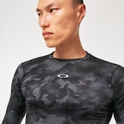 Technical Base Layer LS Crew - Black Print