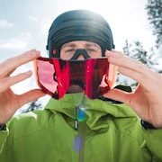 Line Miner™ Pro M Snow Goggles - Purple Yellow Duality
