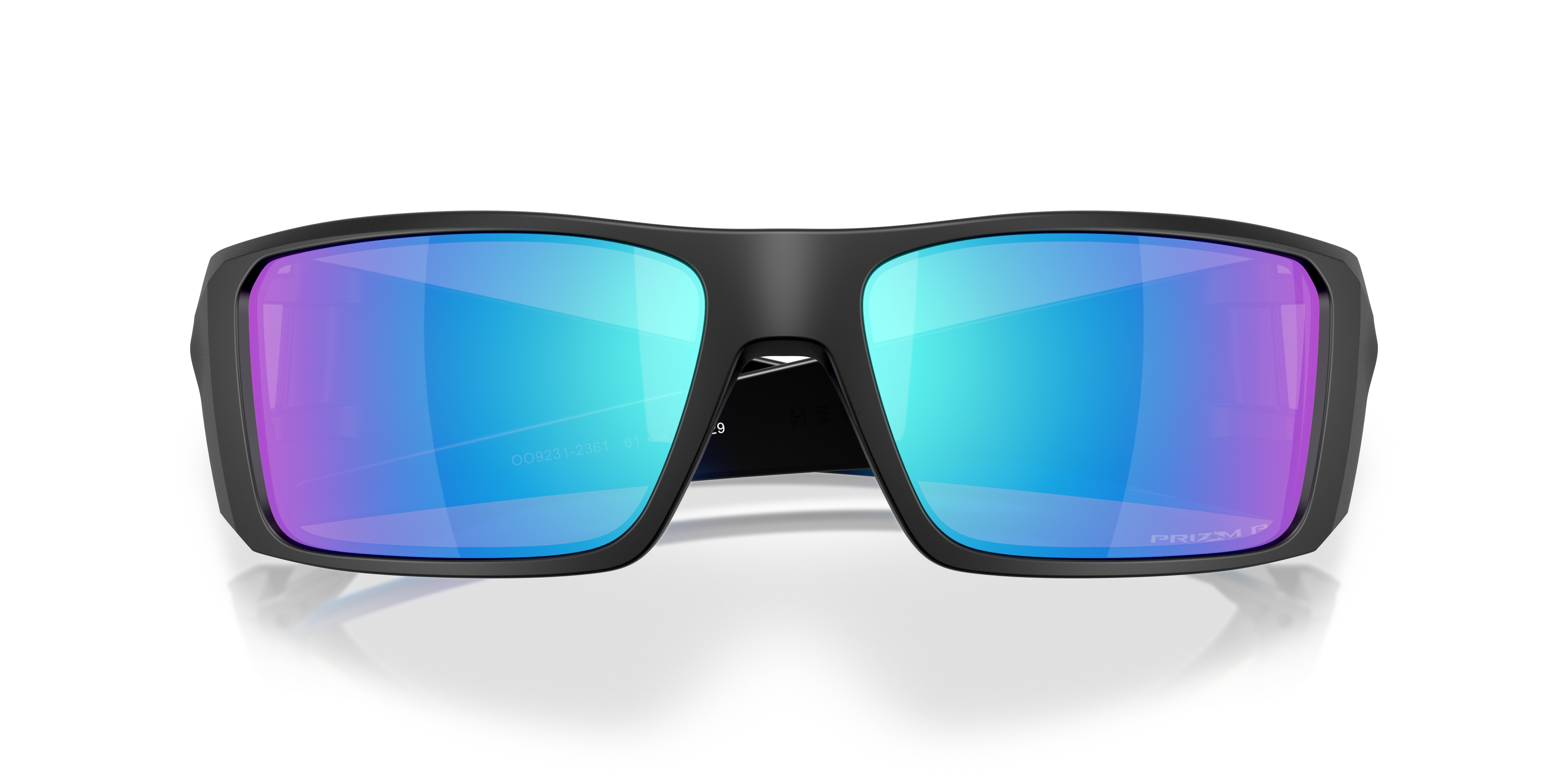 OAKLEY HELIOSTAT 偏光レンズ Heliostat Prizm Black Polarized Lenses, Matte Black Frame