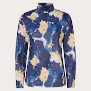 Elevate LS Essence Mock - Blue Storm Print