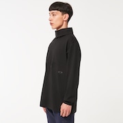 Rs Veil Spread High Neck Tee - Blackout
