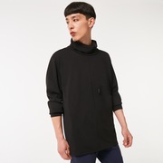 Rs Veil Spread High Neck Tee - Blackout