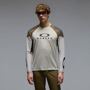Seeker Edge LS Jersey - Mist/Army Green
