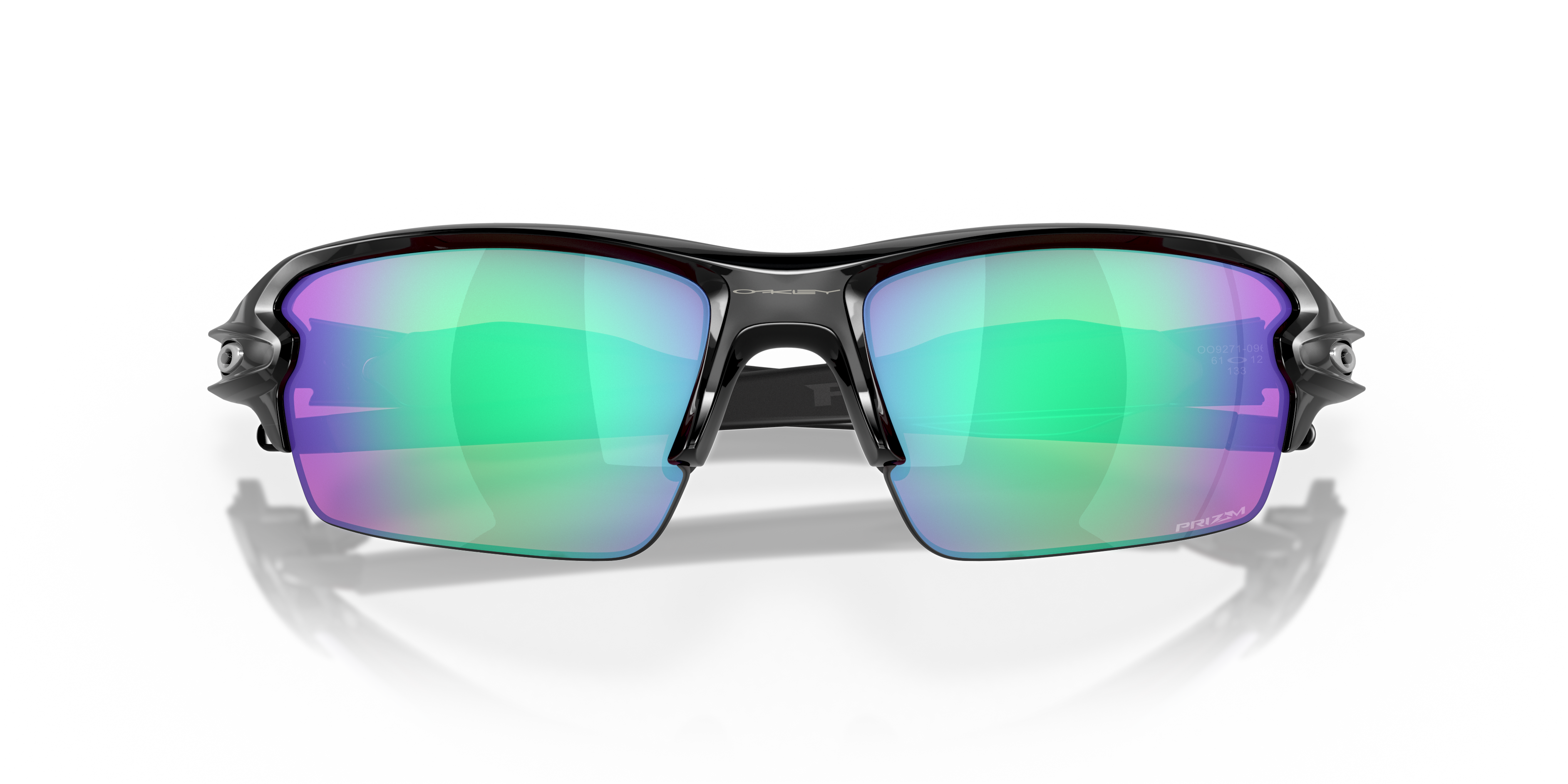 Flak® 2.0 (Low Bridge Fit) Prizm Golf Lenses, Polished Black