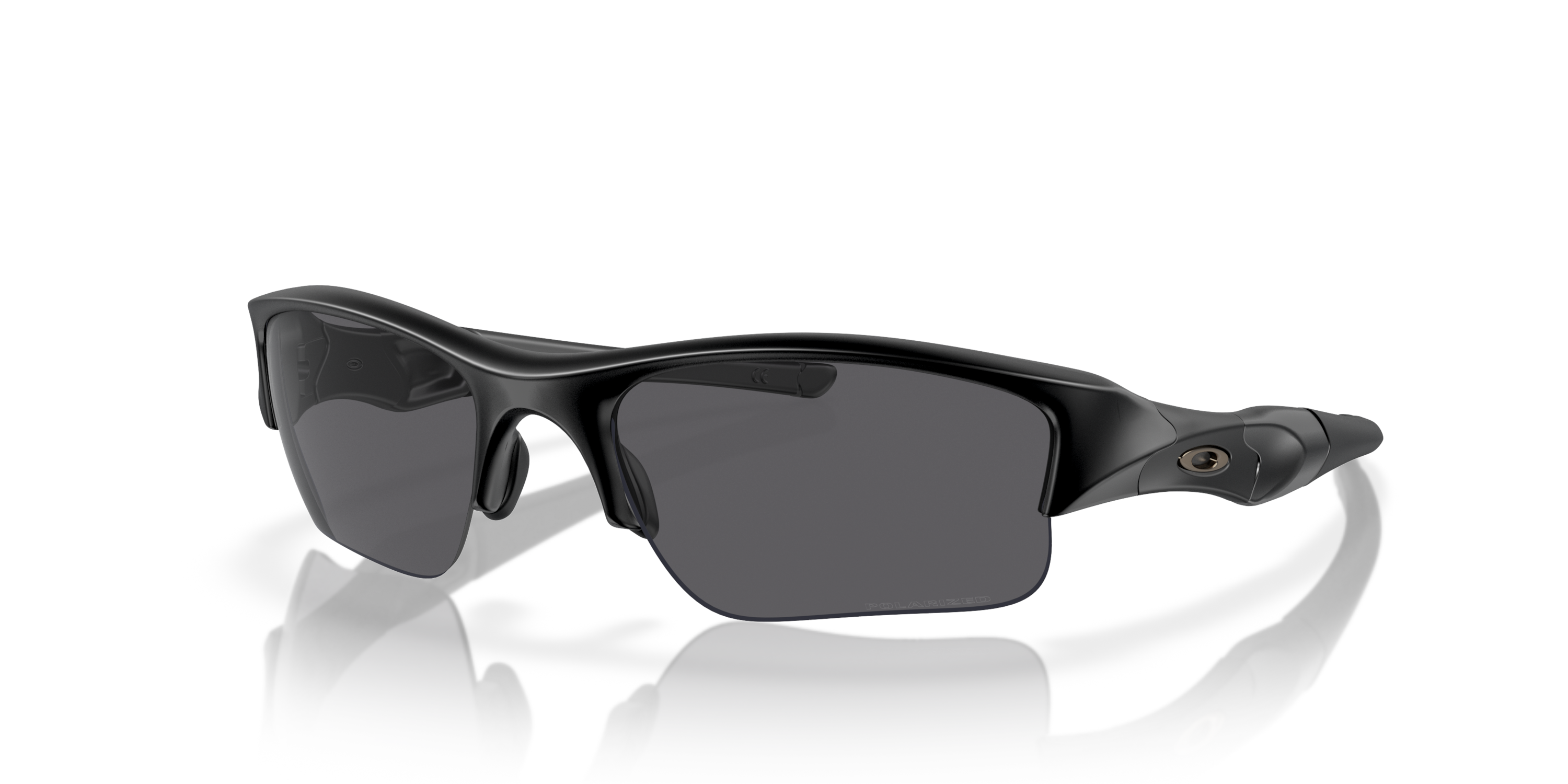 Standard Issue Flak Jacket® XLJ Grey Polarized Lenses, Matte Black