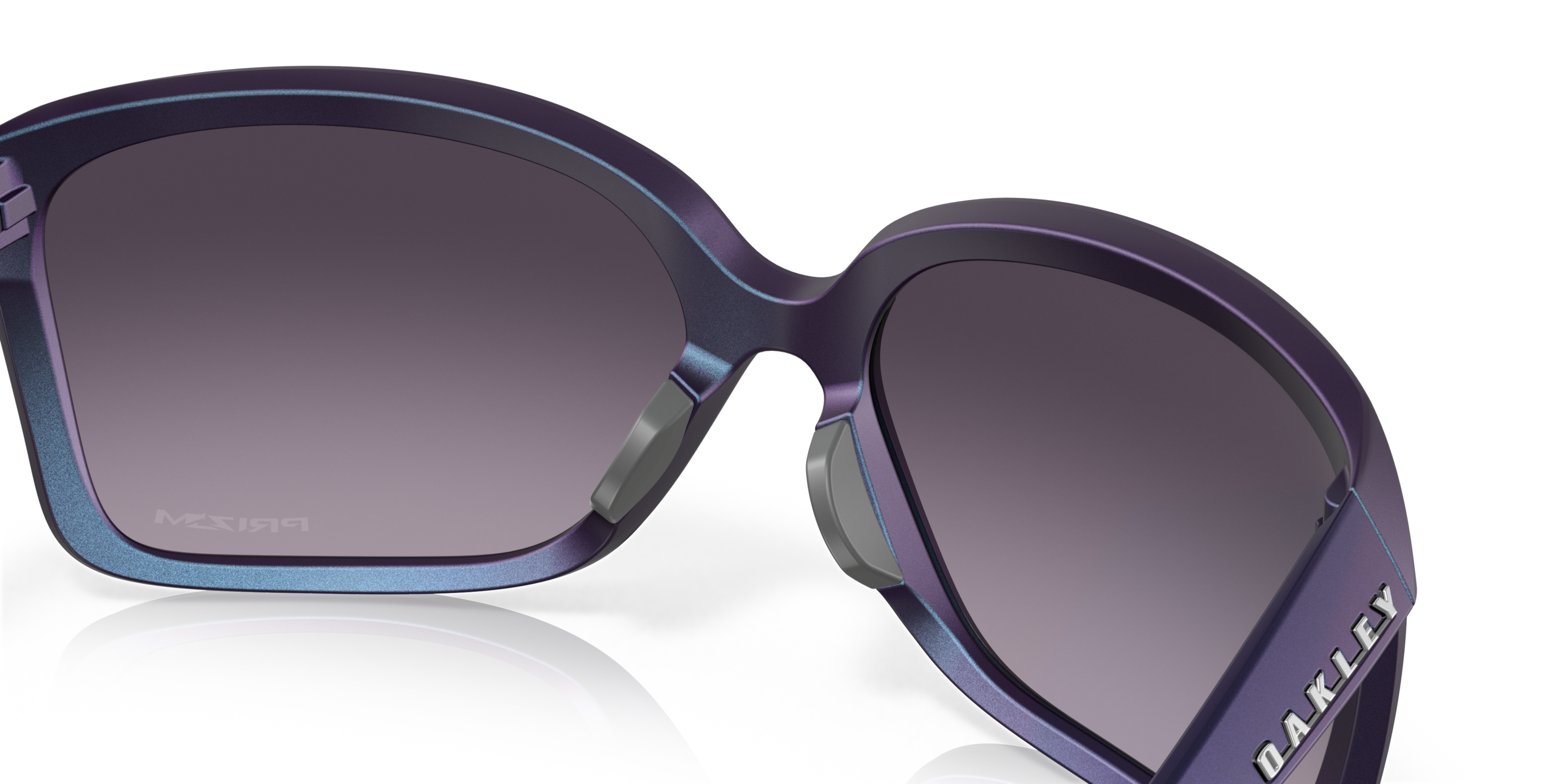 Wildrye Prizm Grey Gradient Lenses, Matte Cyan/Purple Colorshift