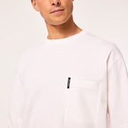 Rs Veil Fine Loose L/S Tee - White