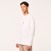 Rs Veil Fine Loose L/S Tee - White