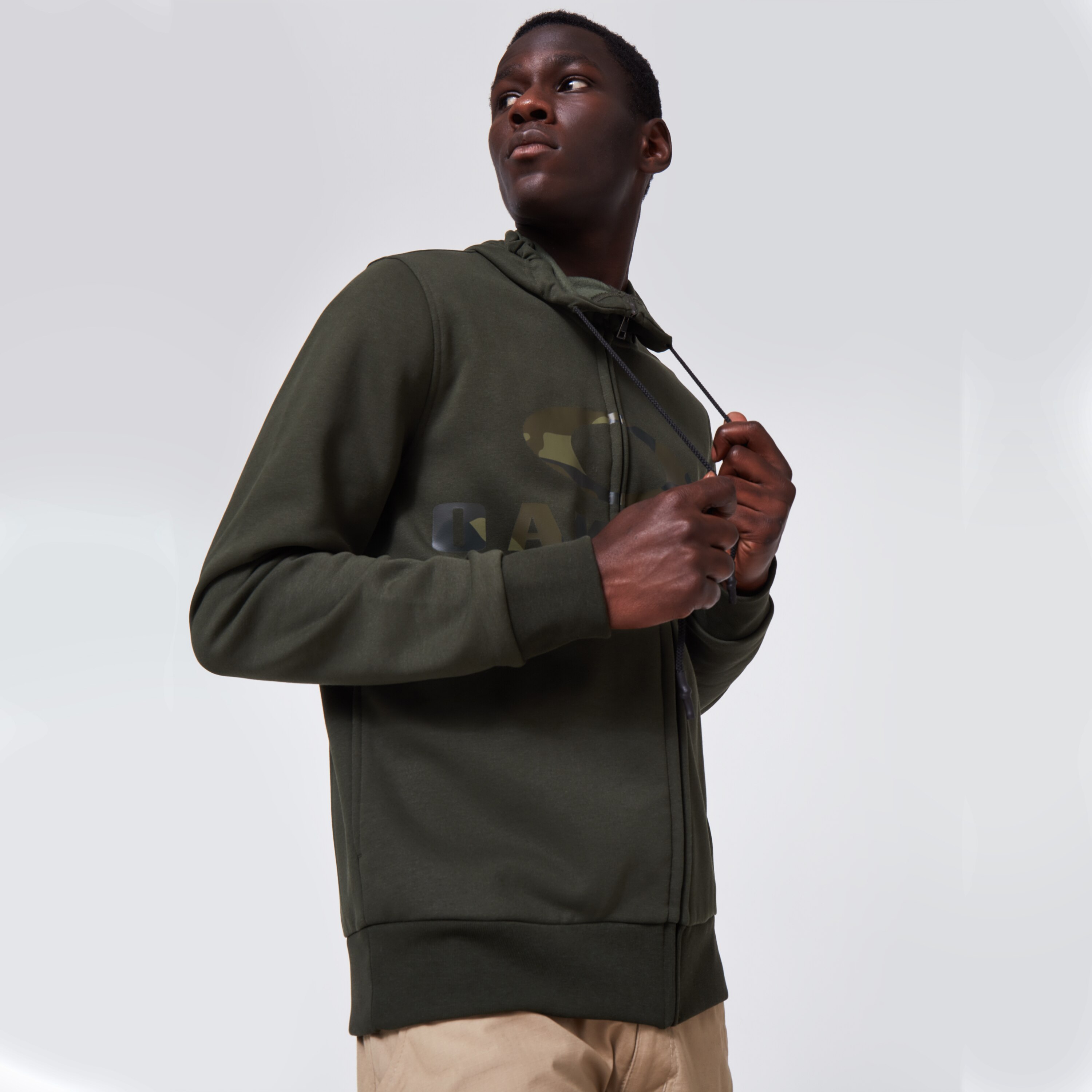 Oakley Bark Front Zip Hoodie main image 1