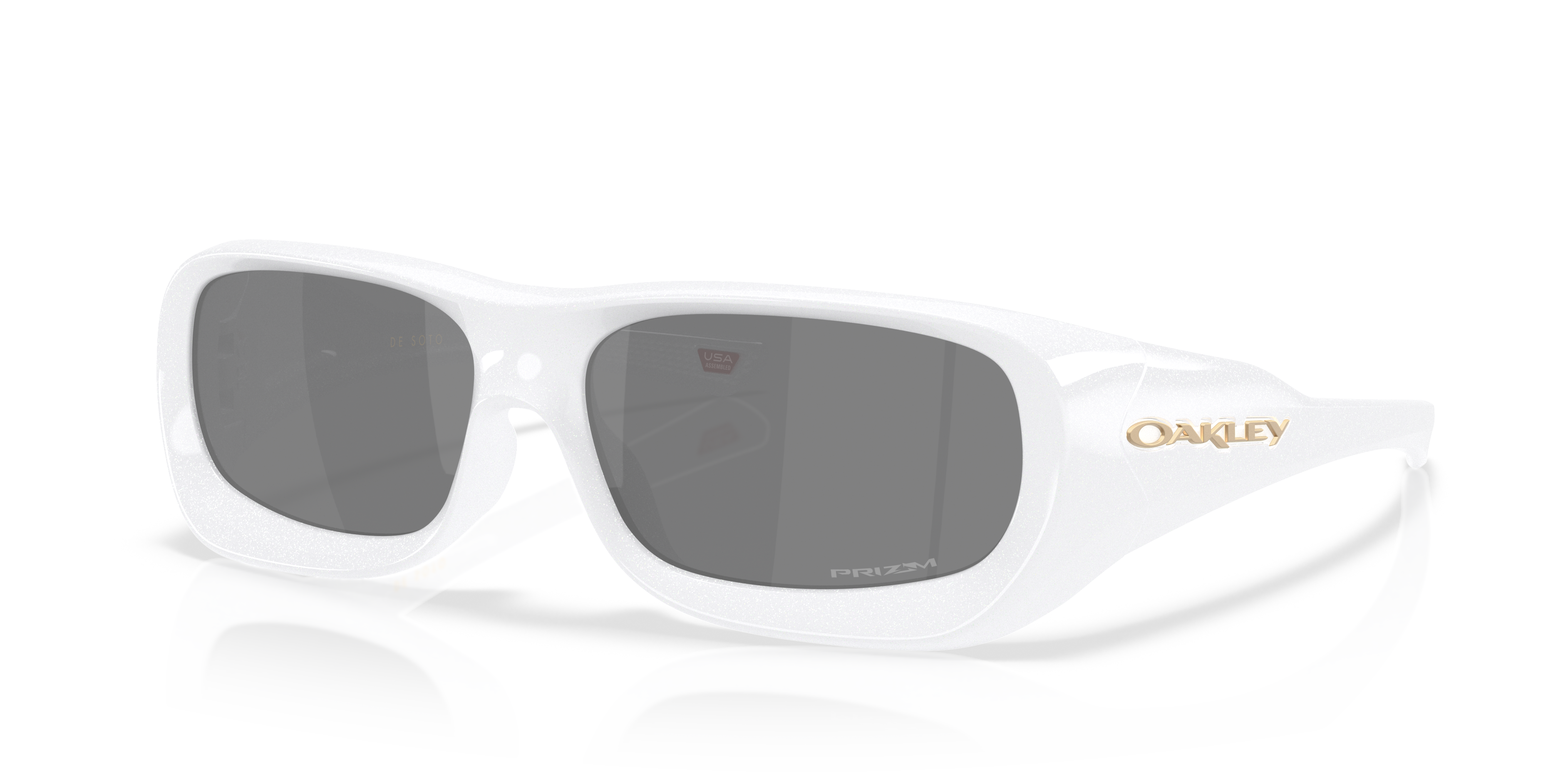 De Soto Prizm Sapphire Lenses, Matte Trans Stonewash Frame