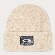 Ellipse Patch Waffle Beanie - Mist