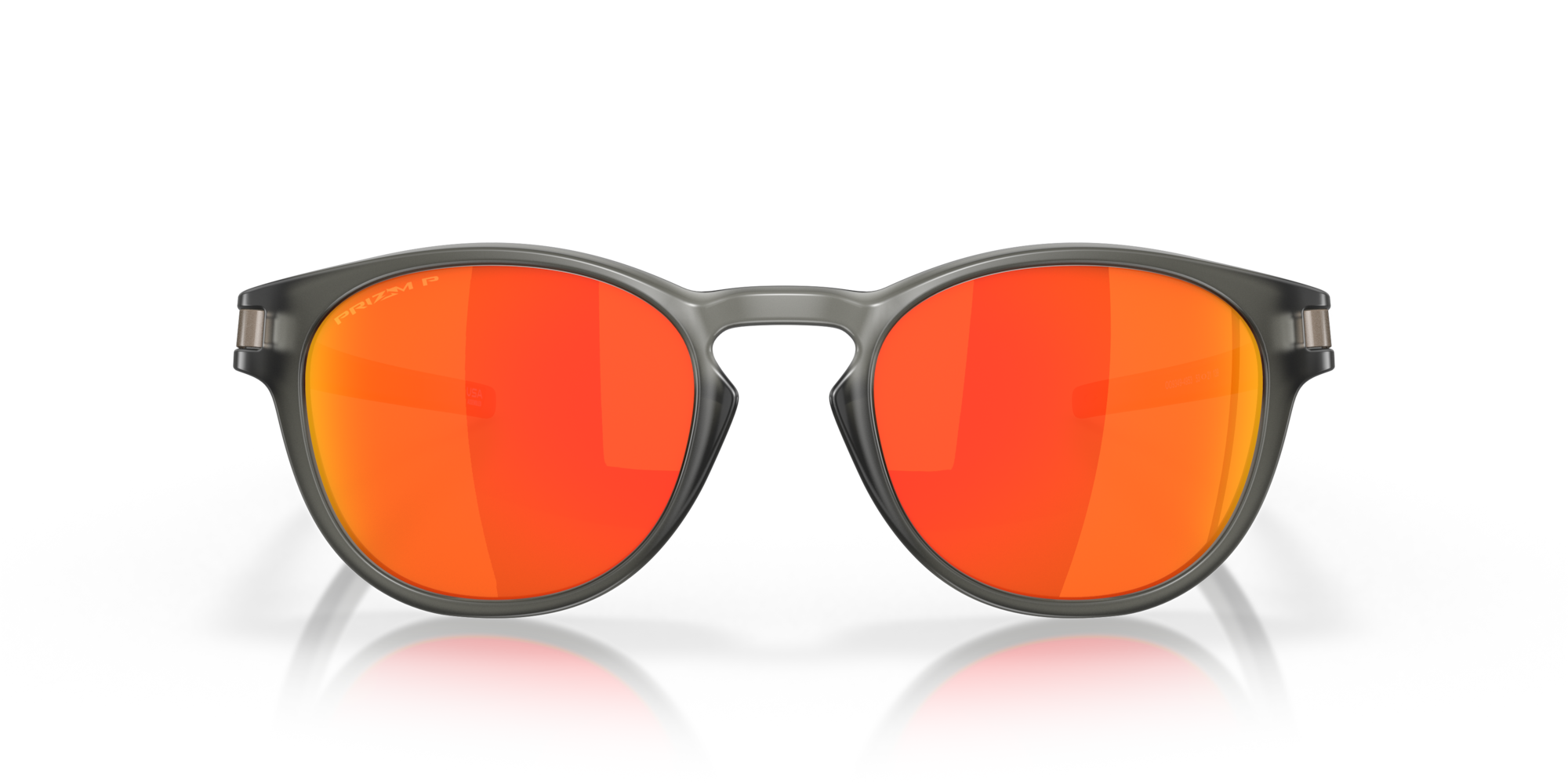 Latch™ (Low Bridge Fit) Prizm Ruby Polarized Lenses, Matte Grey Smoke