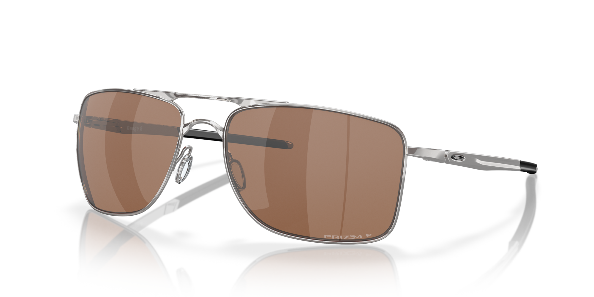 Gauge 8 Prizm Tungsten Polarized Lenses, Polished Chrome Frame