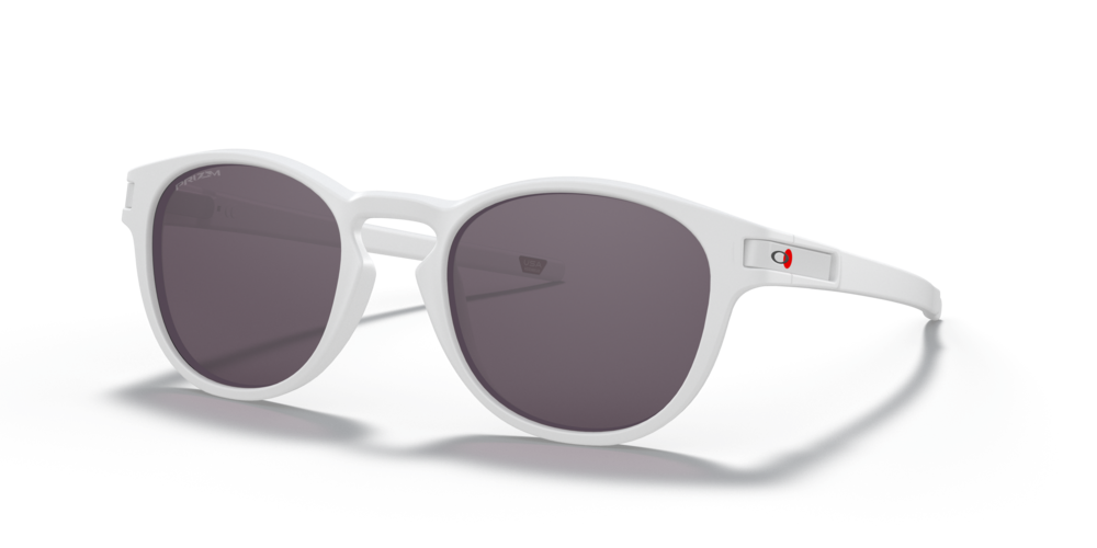 Oakley Latch™ (Low Bridge Fit) Shibuya Collection Prizm Grey Lenses, Matte White Frame Sunglasses | Oakley®