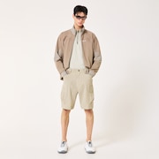 Skull Cool Stretch Hybrid Mock - Desert Sand