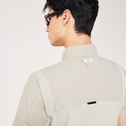 Skull Cool Stretch Hybrid Mock - Desert Sand