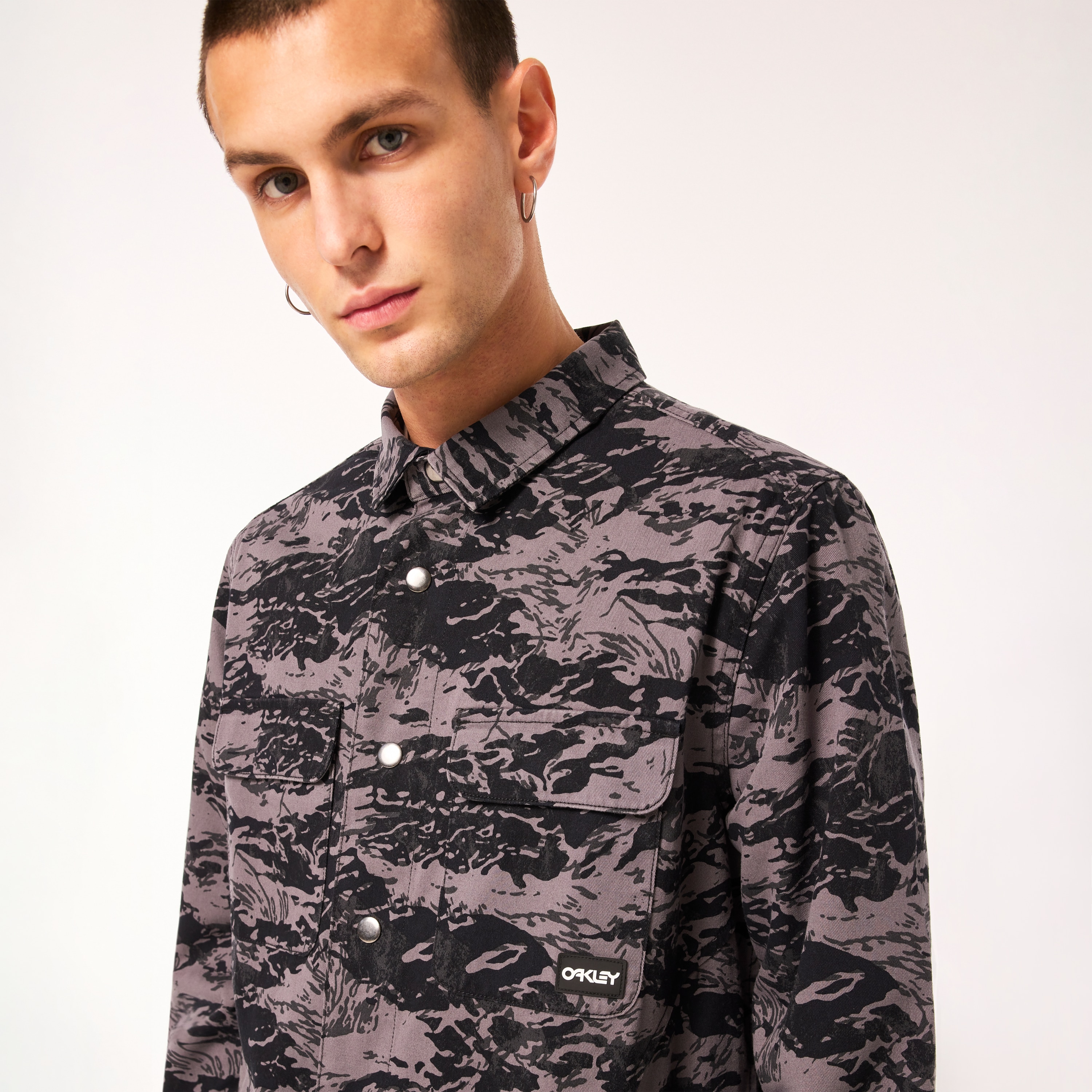 Oakley Long Wknd Jacket - Tiger Mountain Camo Gray | Oakley® US