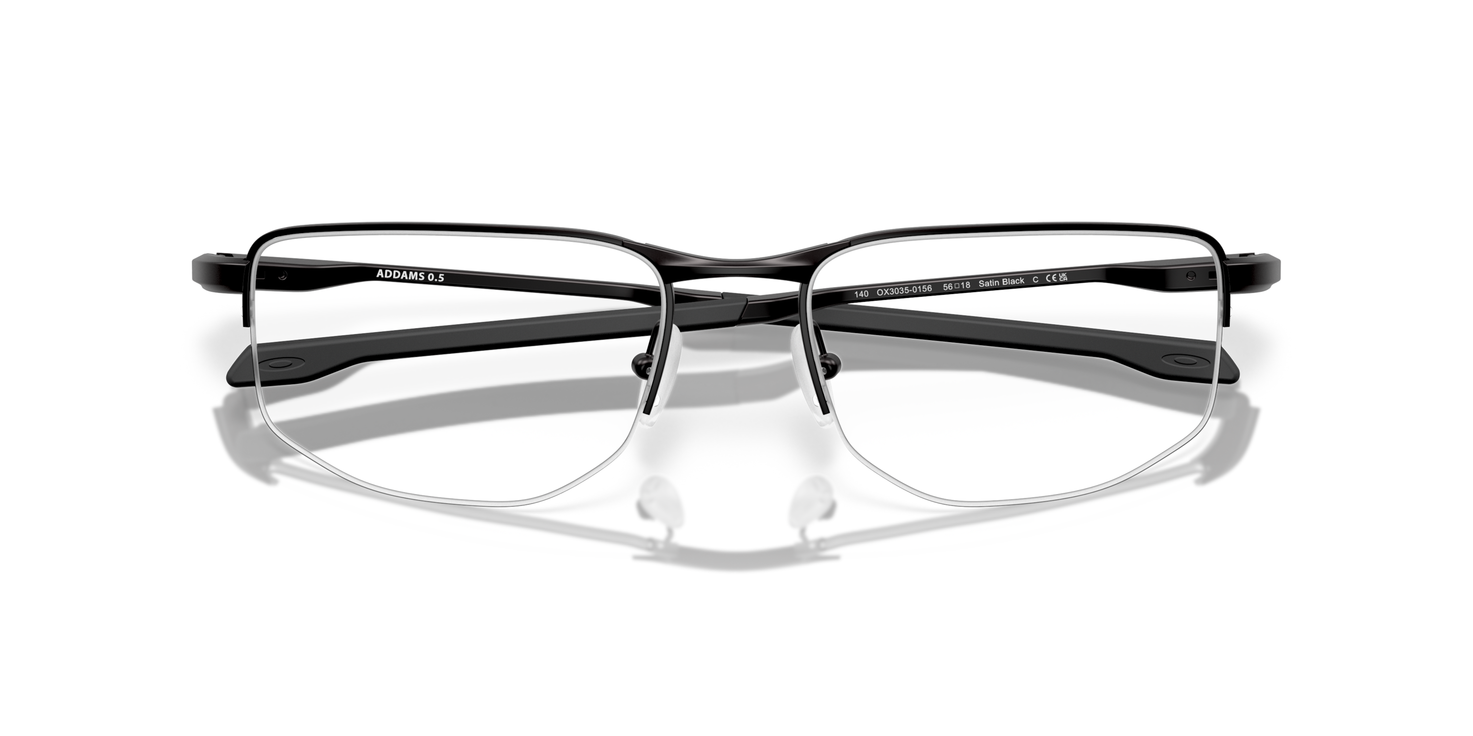 Addams 0.5 Satin Black Eyeglasses | Oakley® US