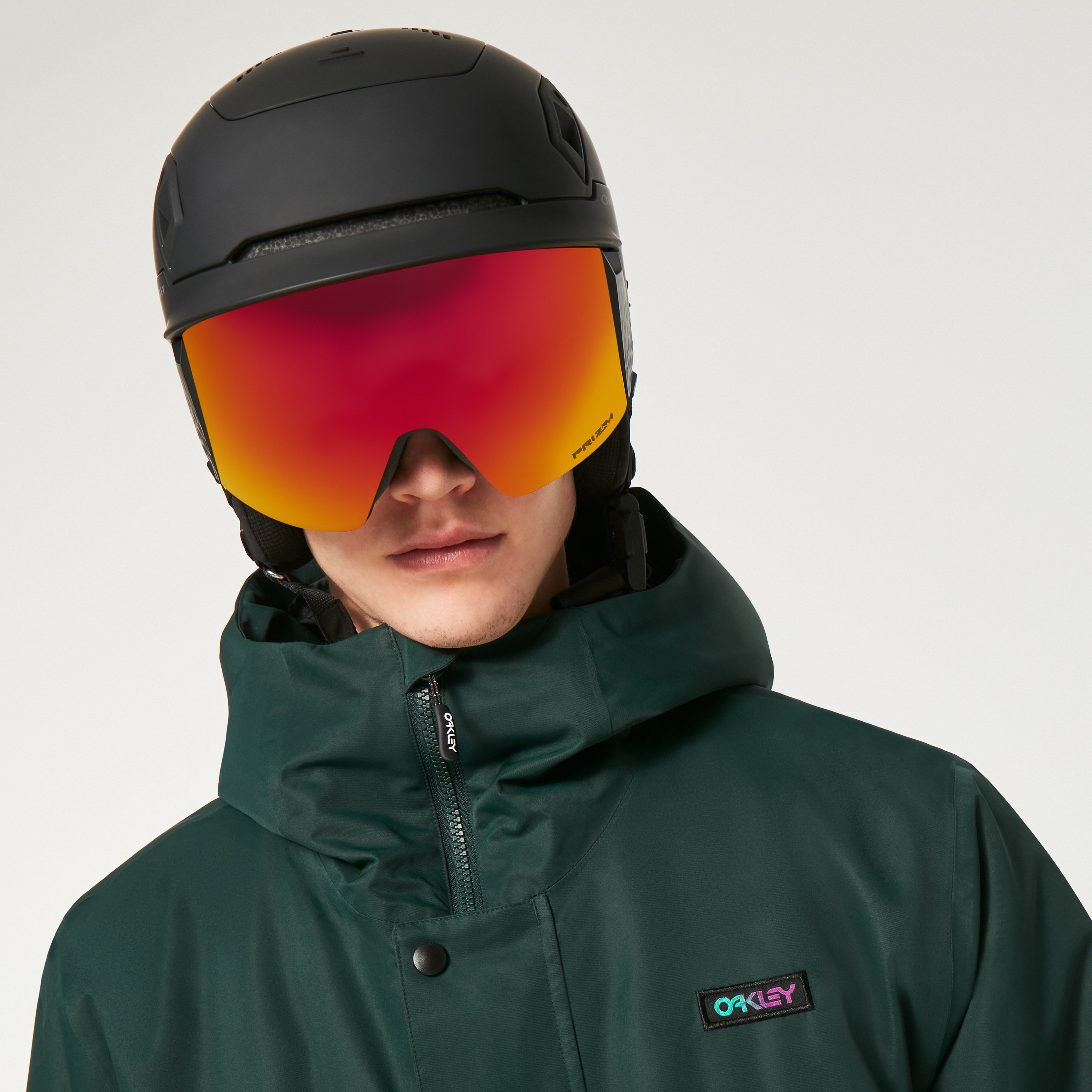 OAKLEY ブラック ジャケット L FOA402345 BLACKOUT Oakley Range Rc Jacket - Hunter Green | Oakley® US