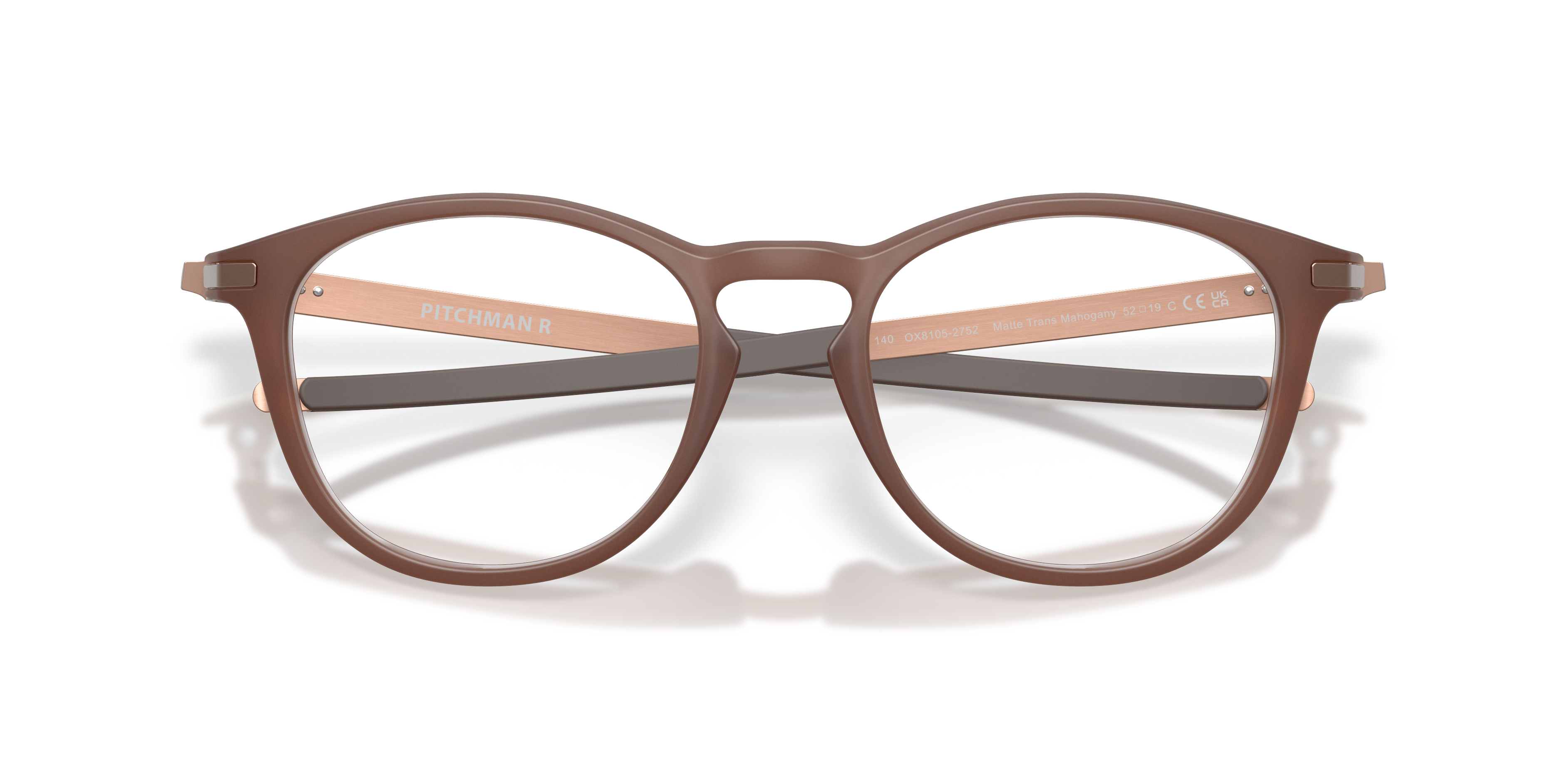 Pitchman™ R Limitless Collection Transparent Mahogany Eyeglasses