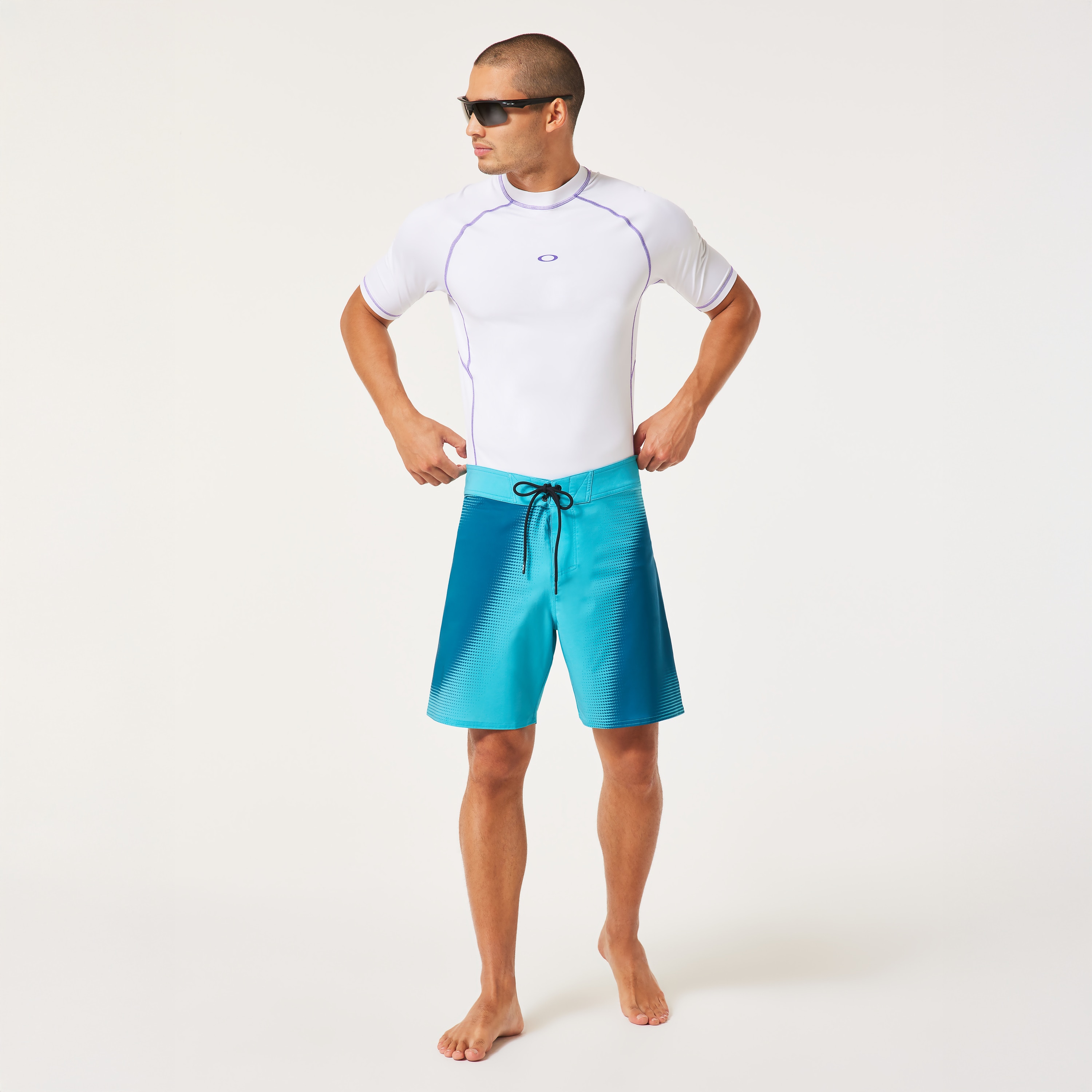 Oakley Ventura Ss Rashguard In White