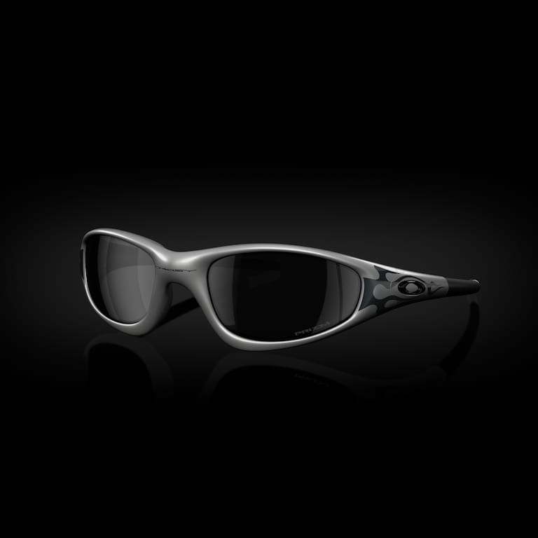 MUZM Straight Jacket® 99 Prizm Black Lenses, Silver Grey