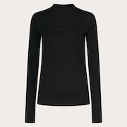 W. Spruce Wool LS Base Layer - Blackout