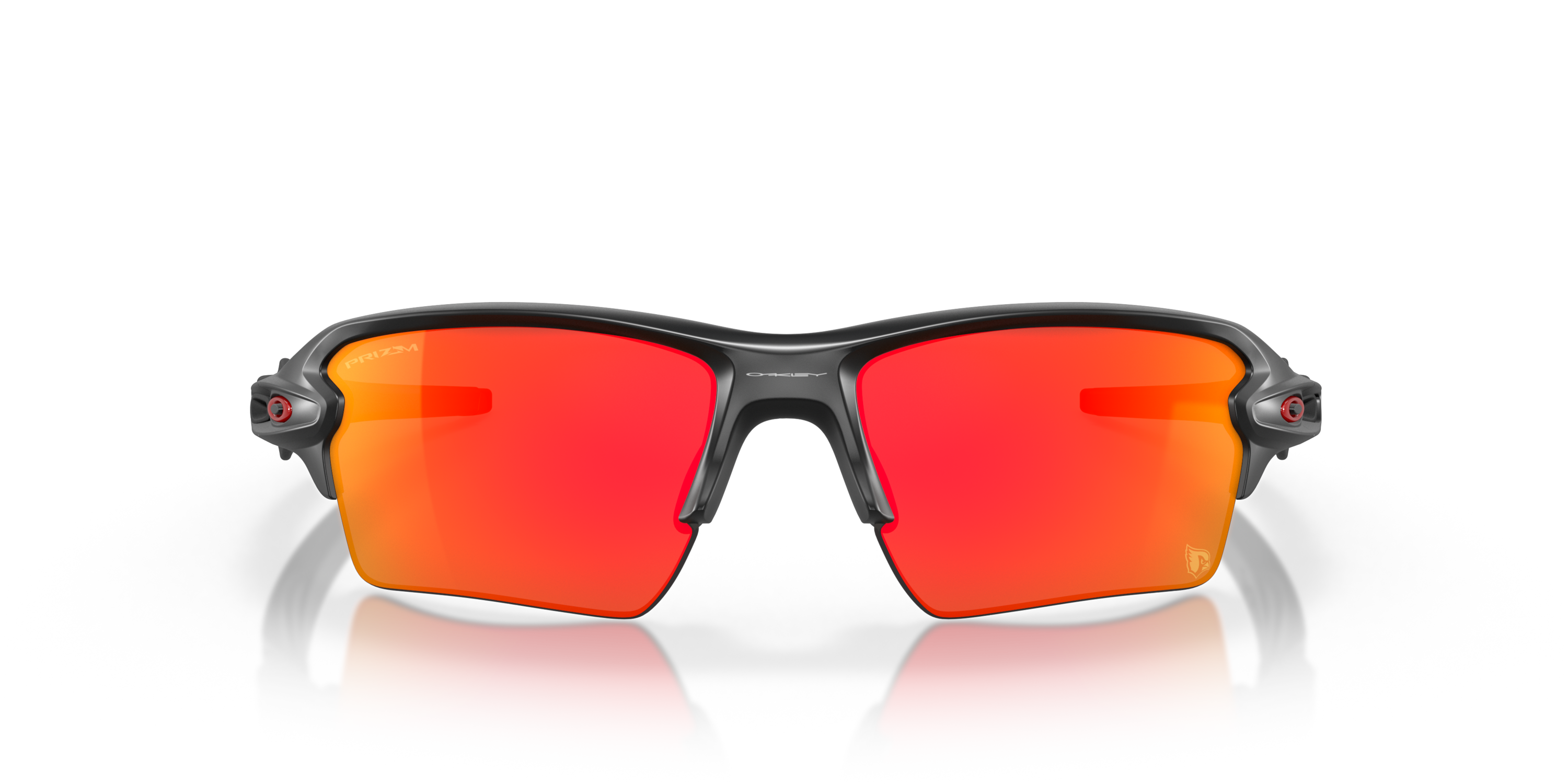 Arizona Cardinals Flak® 2.0 XL Prizm Ruby Lenses, Matte Black
