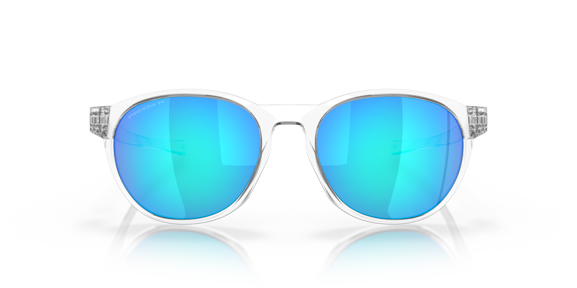 Reedmace (Low Bridge Fit) Prizm Sapphire Polarized Lenses, Clear Frame ...