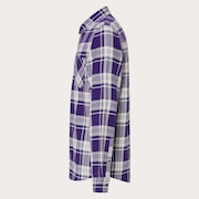 Podium Plaid Ls Flannel - Deep Amethyst/Mist
